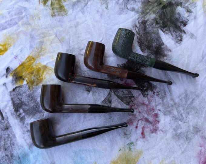 Briar Tobacco Pipe Handmade, 106 Vistula Unique Uniques, 9mm Filter Smoking Pipe, Gift for Pipe Smoker
