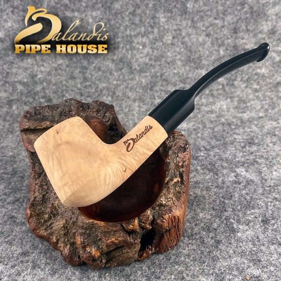 30g tobacco coop Balandis Limited Edition #111 Daugava RAW Smooth (9mm) Handmade Briar  Tobacco Smoking Pipe 30g/1.06oz