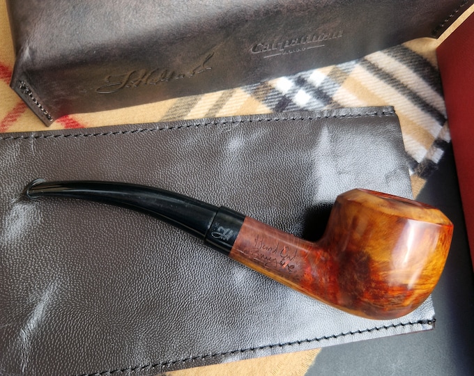 J.Wolinski Mastercraft 22 9mm Filter CHAMP Grain Briar Carpathian Bruyere Artisan Handcrafted Pipe Perfect Drilling