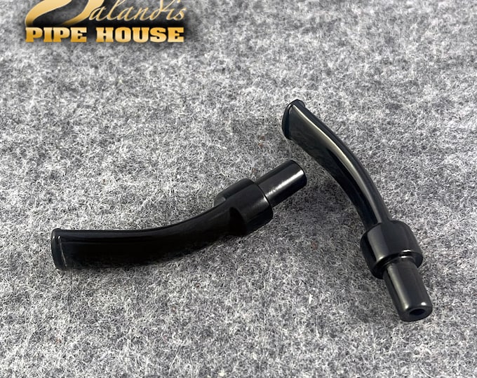 Balandis #12 Black ABS Stem Cooler/Stinger for Tobacco Smoking Pipe