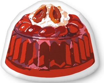 Jelly Mold Pillow: Retro Food Decor