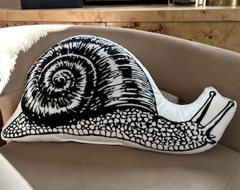 Snail Shaped Throw Pillow