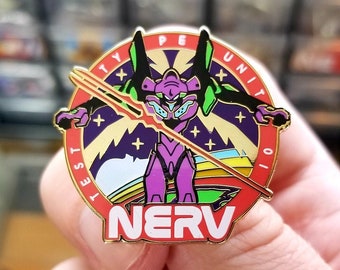 Unit-01 NASANGELION Hard Enamel Pin Evangelion