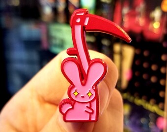 Deth Bunny (Pinky) - Soft Enamel Pin