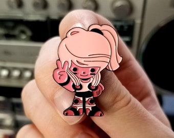 PENG! Sassy Elmetto Soft Enamel Pin