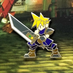 FFVII - SOLDAT - Épinglette en émail