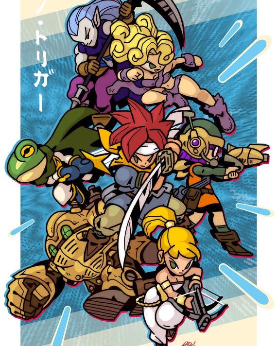 クロノ・トリガー - 11 x 17インチ アートプリント - Etsy 日本