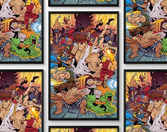 STREET FIGHTER II - Impressão artística