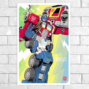 Optimus Rhyme - 11 x 17&quot; Art Print