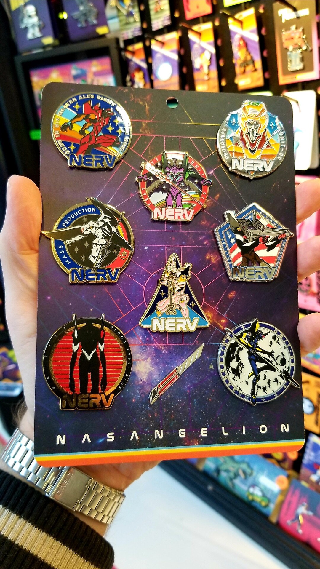 NASANGELION Nasa X Eva Enamel Pins - Etsy Canada