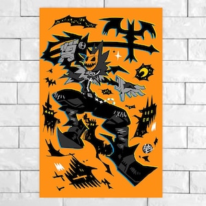 Sora (Halloween) - 11 x 17&quot; Art Print
