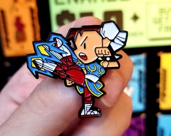 LEGS - Streets of Fight - SF2 inspired soft enamel pin