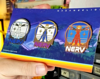 ASTRONERV -  NASANGELION Eva x NASA Inspired Hard Enamel Pins