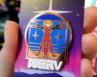 ASTRONERV - Asuka Astronaut - NASANGELION Nasa x Evangelion enamel pin