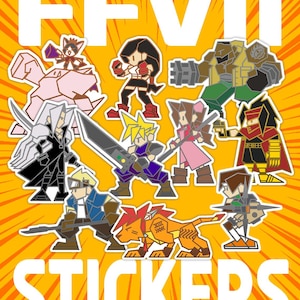 FFVII STICKER SET