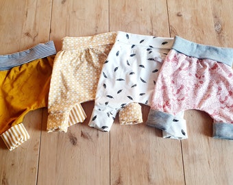 Scalable harem pants 3 months OEKO TEX