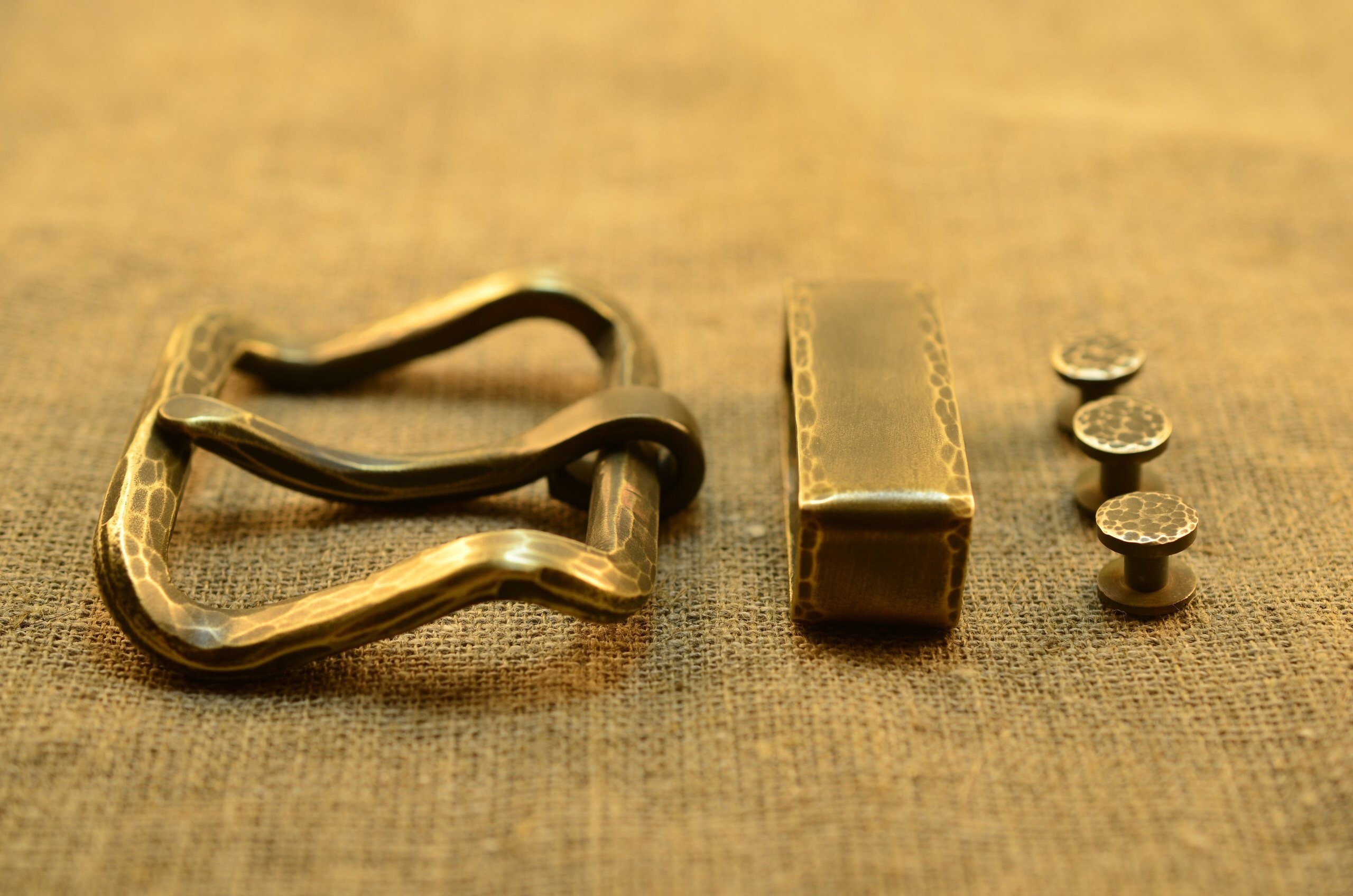 Set of Original Brass Belt Buckles Brass Roller Buckle Etsy