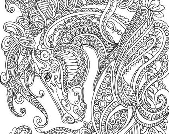 Horse Coloring Page