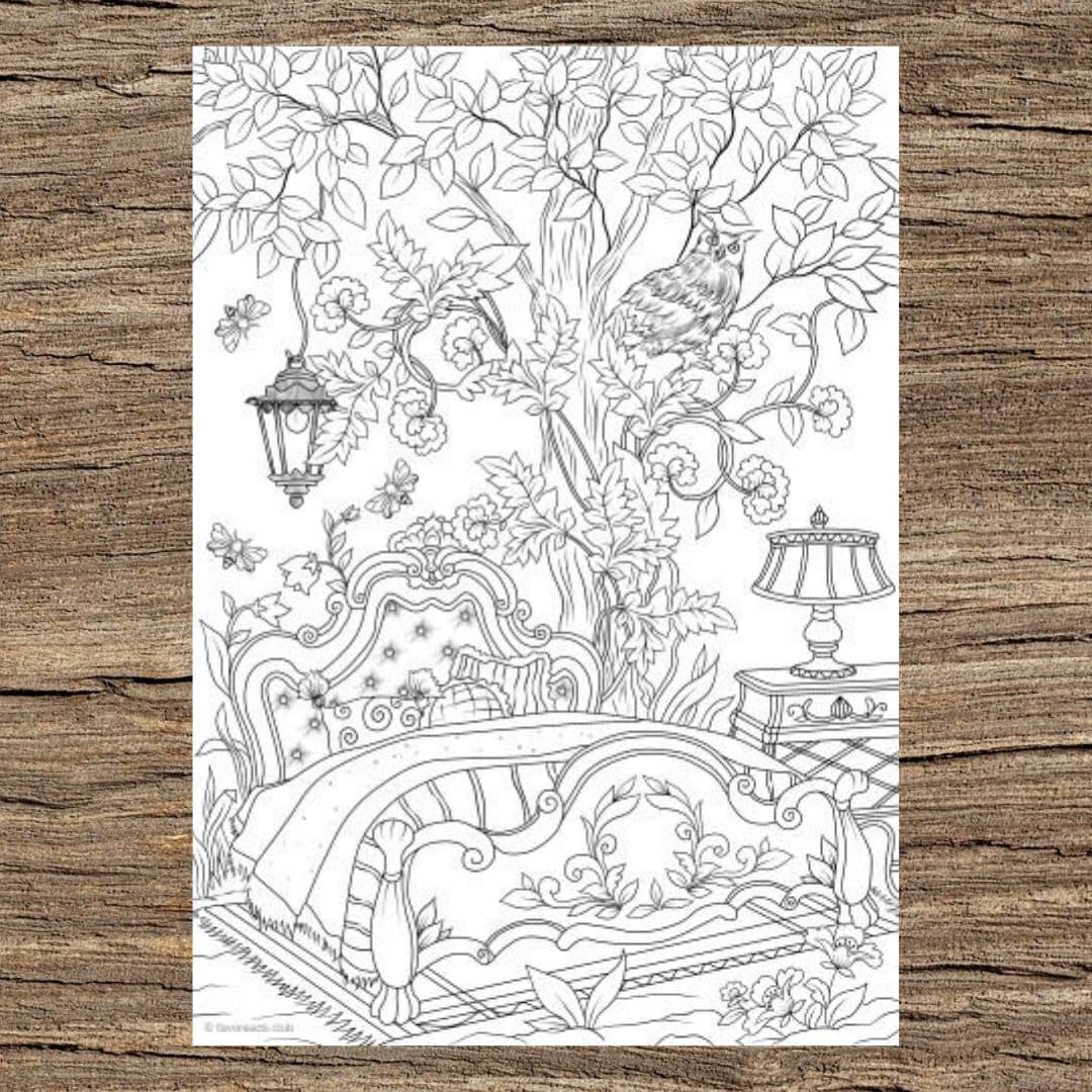 treasure map printable adult coloring page from favoreads etsy canada