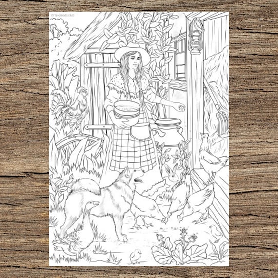 Farmer’s Market - Printable Adult Coloring Page from Favoreads (Coloring  book pages for adults and kids, Coloring sheets, Colouring designs)