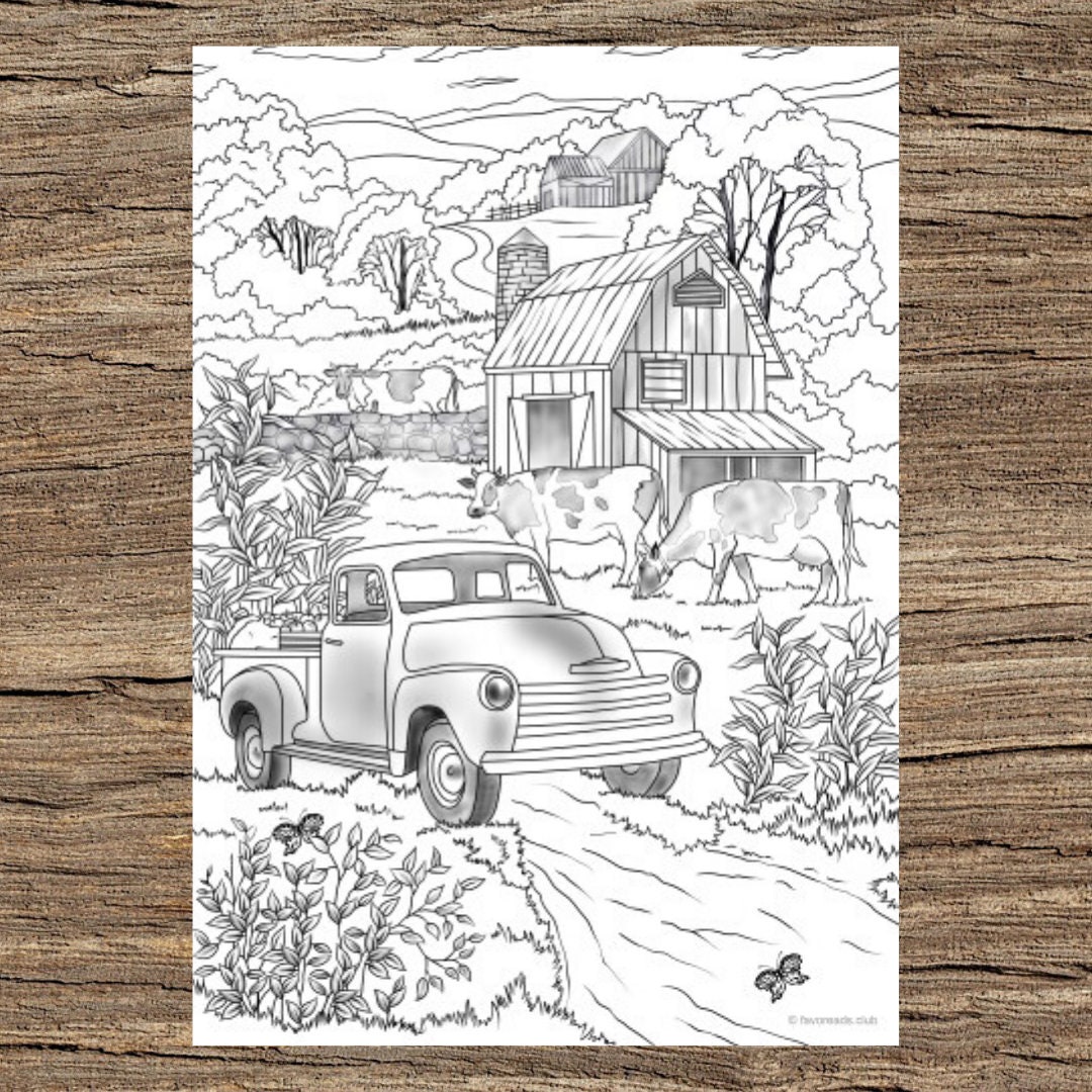 Farmer’s Market - Printable Adult Coloring Page from Favoreads (Coloring  book pages for adults and kids, Coloring sheets, Colouring designs)