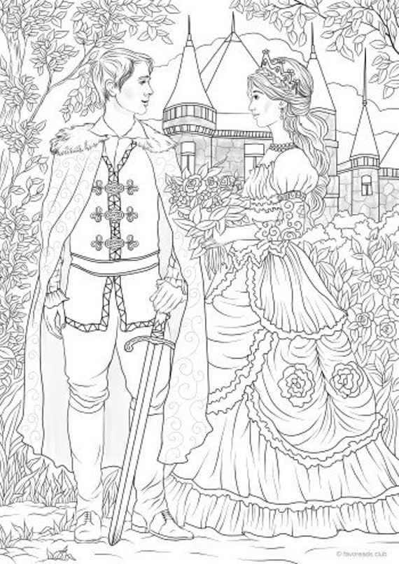 Royal Coloring Pages