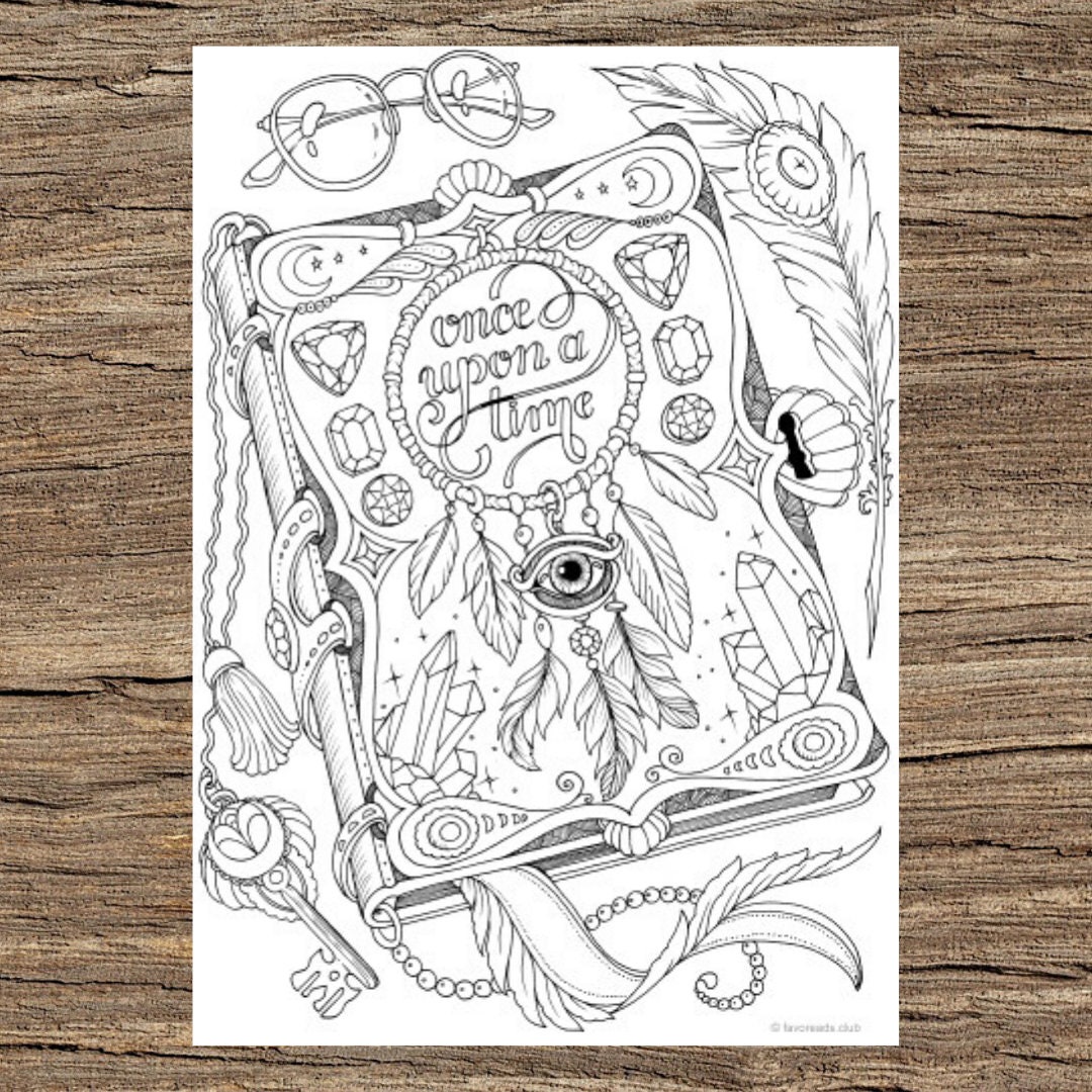 Livre de coloriage amusant pour enfant, livre de magie, gros plan