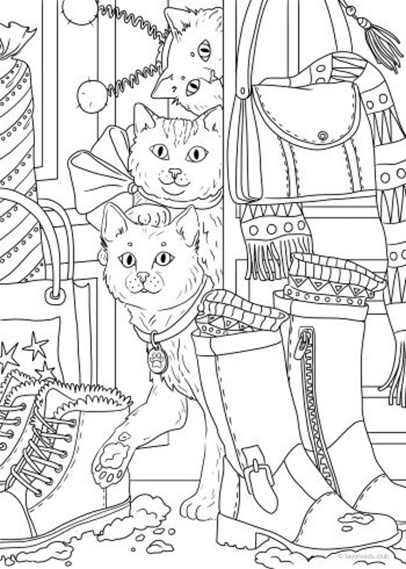 Egyptian Cat - Printable Adult Coloring Page from Favoreads (Coloring book  pages for adults and kids, Coloring sheets, Colouring designs)