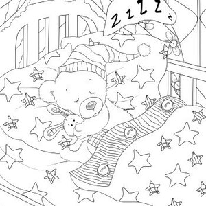 Teddy Bear - Printable Adult Coloring Page From Favoreads (coloring ...