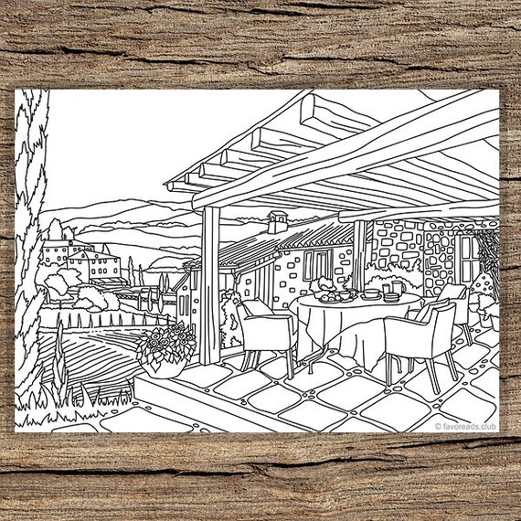 Winter House - Printable Adult Coloring Page from Favoreads (Coloring book  pages for adults and kids, Coloring sheets, Colouring designs)