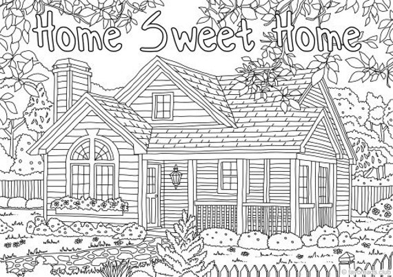 Candy Shop Printable Adult Coloring Page From Favoreads coloring Book Pages  for Adults and Kids, Coloring Sheets, Coloring Designs 