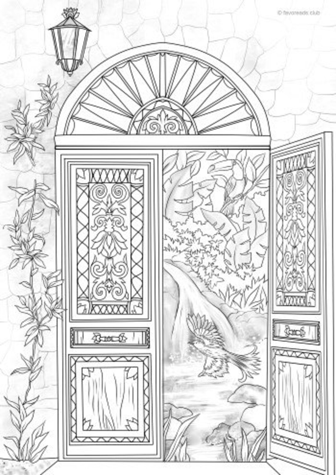 Door Printable Adult Coloring Page From Favoreads Coloring Etsy Canada door-printable-adult-coloring-page-from-favoreads-coloring-etsy-canada