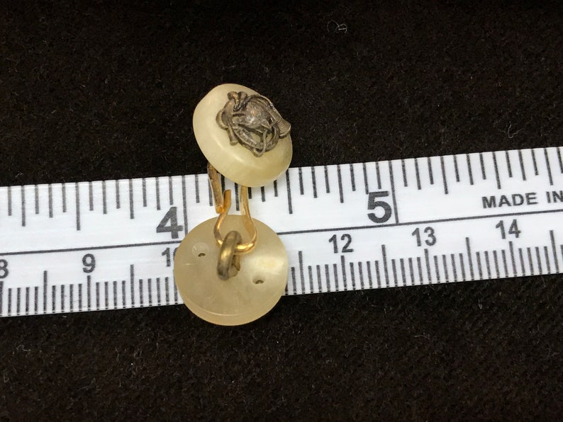 RL Genuine Lt Horn Cuff Link Button 12 2 sets 13mm Fox and Horn- 1 pair