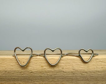 Gold Heart Ring Love Ring