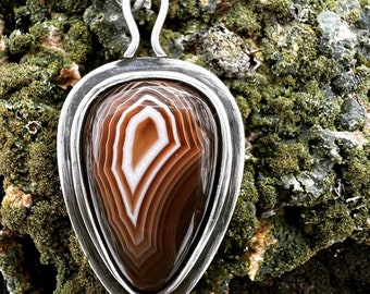 Teardrop Necklace Agate