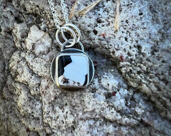 White Buffalo Stone Necklace