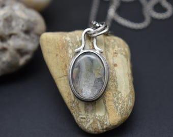 Green Agate Necklace Lake Superior Agate Necklace