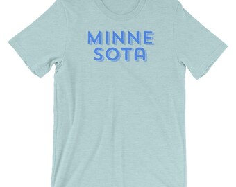 Minnesota Ice Unisex T-Shirt | Minnesota Shirt, Boho Shirt, 70's Tee, Retro Shirt, Hipster Shirt, Vintage Tee, Fargo Shirt