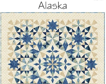 Alaska Quilt Pattern by Edyta Sitar/Laundry Basket Quilts (71.5" x 71.5"), 8549AL