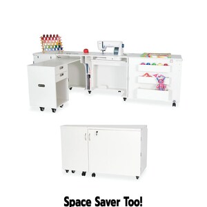 Your Dream Sewing Studio! Aussie Sewing Cabinet's, full-size Space Saver Kangaroo Sewing Furniture with Over 31 square feet of Work Surface