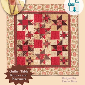 A Better Star For All Seasons Digital Download Quilt Pattern - Eleanor Burns Signature Pattern, instant download easy quilt PDF, print TODAY