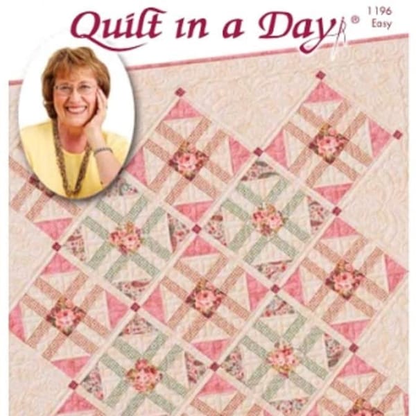 Digital Download, Quilting Patterns, Grand View Quilts Pattern, Quilt in a Day, Print From Home, Download Now, Downloadable Pattern