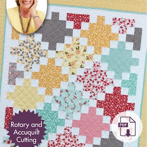 Patty Cake Digitaler Download Quilt-Muster von Eleanor Burns für Quilt in a Day, sofortiger download einfacher Quilt PDF, heute drucken