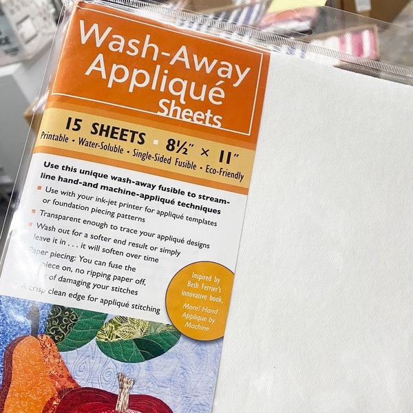 Stitch Away Applique Etsy