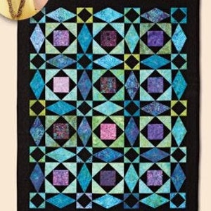 Storm At Sea Pattern, Signature Eleanor Burns, Geometrical, Diamond, Circular, Whimsical, Squared, Quilt Patterns, Modern, Quilt in a Day