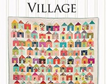 Jumble: Village Pattern, Neighborhood Quilt Pattern, Home Sweet Home, Modern Quilt Patterns, Item 8529V