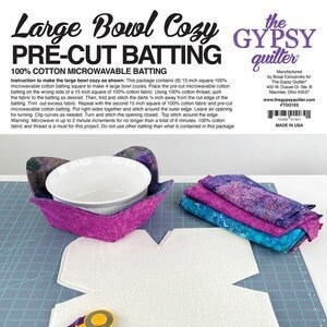 Plate Cozy Pre Cut Batting 8ct