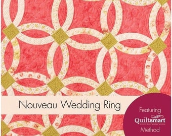 Quilt in a Day Eleanor Burns Pattern, Nouveau Wedding Ring Quilt