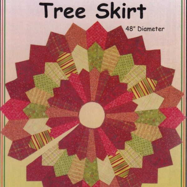 Triple Dresden Tree Skirt Pattern Etsy