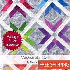 Eleanor Burns Signature Quilt Pattern Mexican Star Quilt